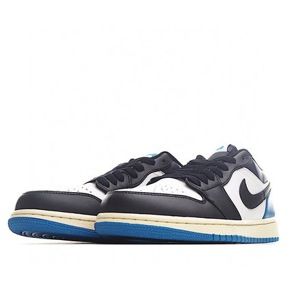 Men's Air Jordan 1 Low x Travis scott x Fragment Blue Black Shoes
