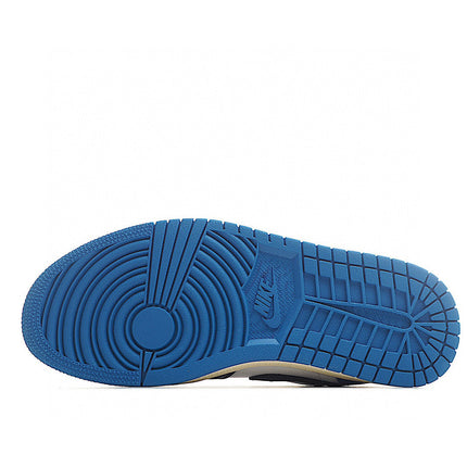 Men's Air Jordan 1 Low x Travis scott x Fragment Blue Black Shoes