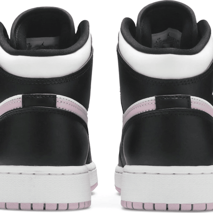 Men's Air Jordan 1 Mid GS White Light Arctic Pink Shoes