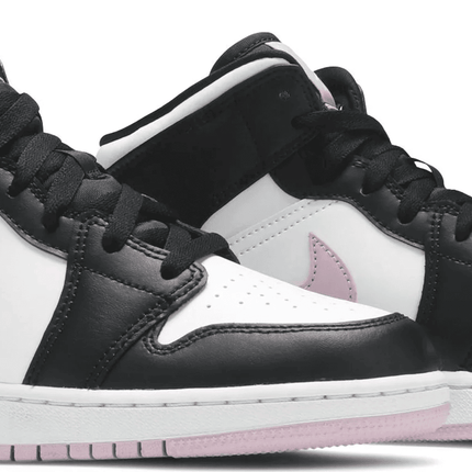 Men's Air Jordan 1 Mid GS White Light Arctic Pink Shoes