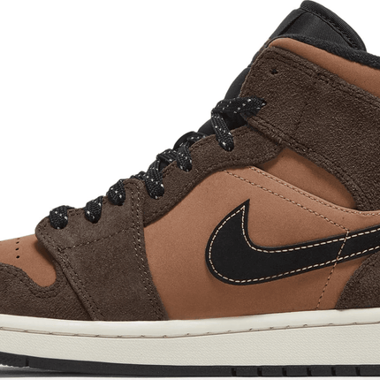 Men's Air Jordan 1 Mid SE Dark Chocolate Shoes