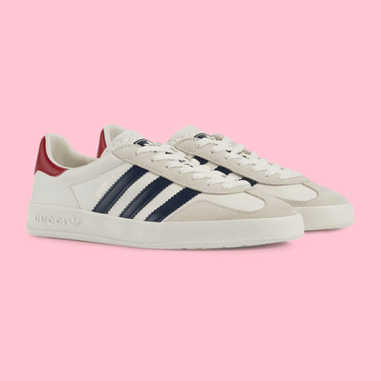 Men's Adidas x Gucci Gazelle White Shoes