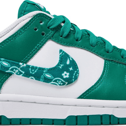 Men's SB Dunk Low Green Paisley Shoes
