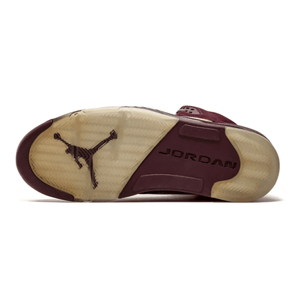 Men's Air Jordan 5 Burgundy Shoes