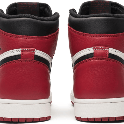 Men's Air Jordan 1 High Retro OG Bred Toe Shoes