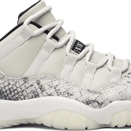 Men's Air Jordan 11 Low Retro Light Bone Snakeskin Shoes
