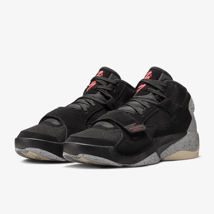 Men's Air Jordan Zion 2 Black Cement Shoes