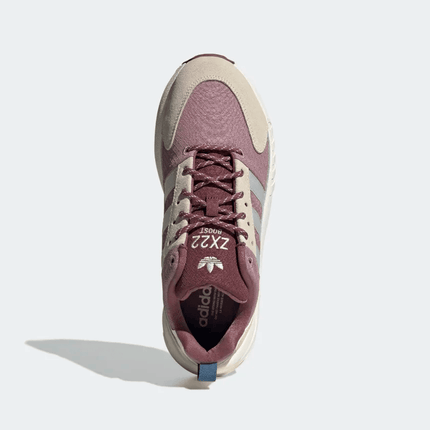 Men's ZX 22 Boost Burgundy Shoes