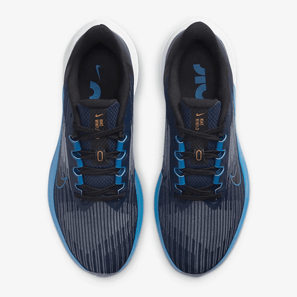 Men's Air Zoom Winflo 9 Obsidian Dark Marina Blue Shoes