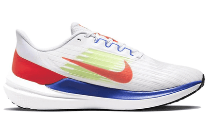Men's Air Zoom Winflo 9 White Racer Blue Crimson Shoes