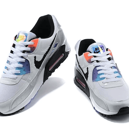 Men's Air Max 90 White Purple Shoes