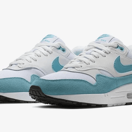 Men's Air Max 1 White Turquoise Shoes