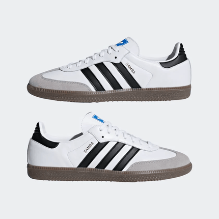 Men's Adidas Samba OG White Black Shoes