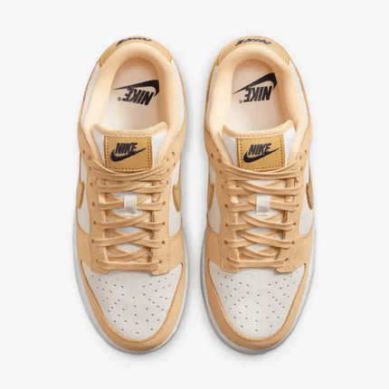 Men's Dunk Low Gold Suede Shoes