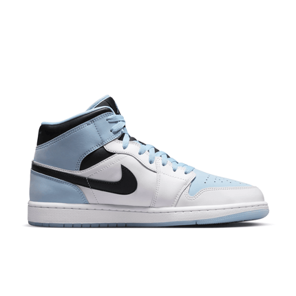 Men's Air Jordan 1 Mid Ice Blue Shoes