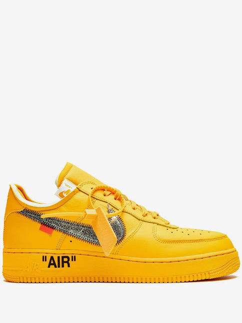 Men's Nike Air Force 1 Low Off-White University Gold Shoes