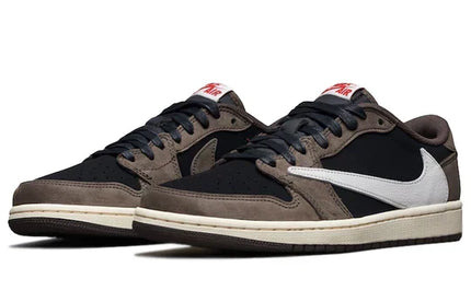 Men's Travis Scott x Air Jordan 1 Low 'Mocha' Shoes