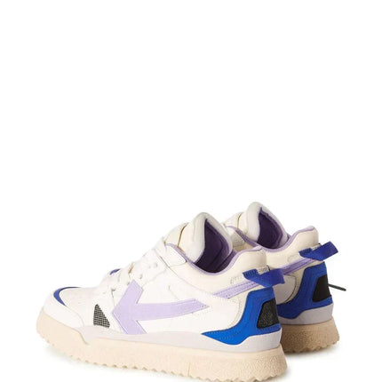 Men's Off White Men Mid -Top Sponge Sneaker In White Lilac