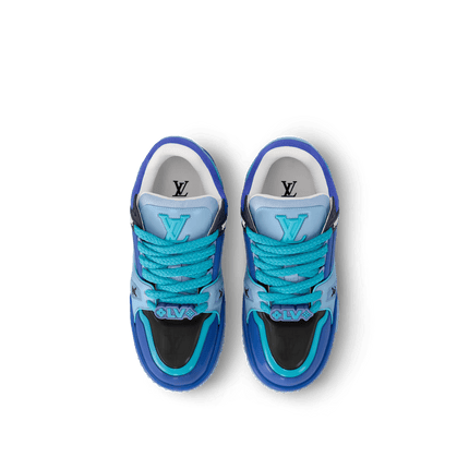 Men's Louis Vuitton LV Maxi Trainers Blue 2 Shoes