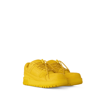 Men's Louis Vuitton LV Maxi Trainers Yellow Shoes
