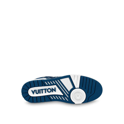 Men's Louis Vuitton LV Trainers Blue Shoes