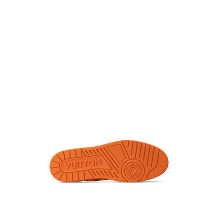 Men's Louis Vuitton LV Trainers Orange Shoes
