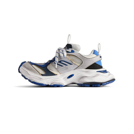Men's Cargo Sneaker In Grey White Blue
