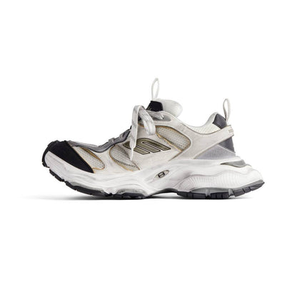 Men's Cargo Sneaker In White Grey