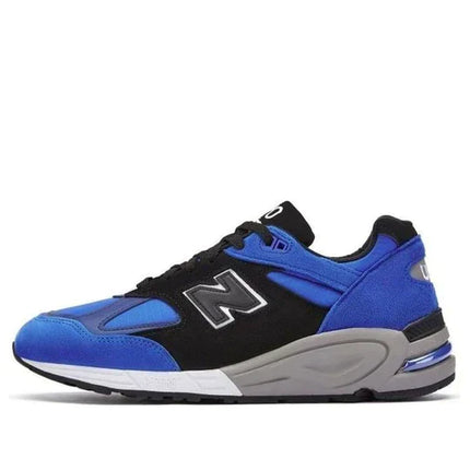Men's New Balance 990v2 Blue Suede Shoes