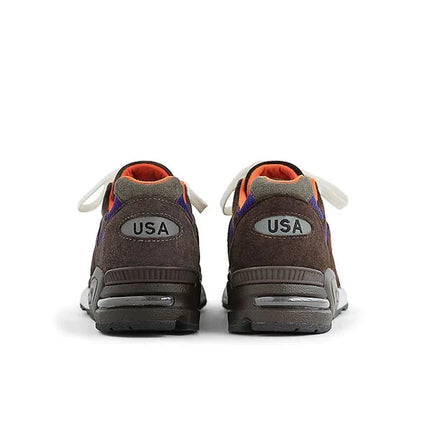 Men's New Balance 990v2 Brown Purple Shoes