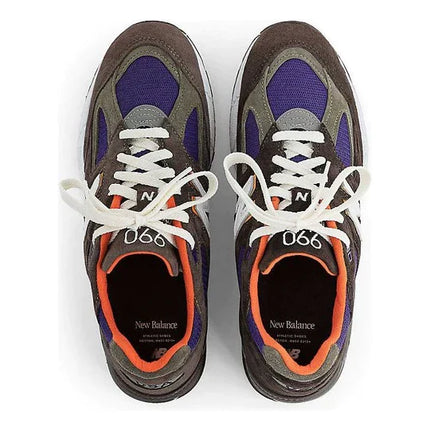 Men's New Balance 990v2 Brown Purple Shoes