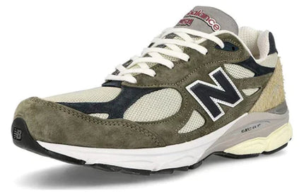 Men's New Balance Teddy Santis x 990v3 Olive Shoes