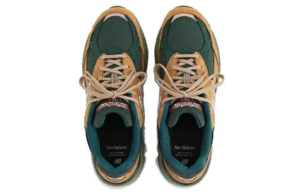 Men's New Balance Teddy Santis x 990v3 Tan Green Shoes