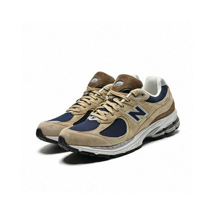 Men's New Balence 2002R Beige Navy Blue Shoes