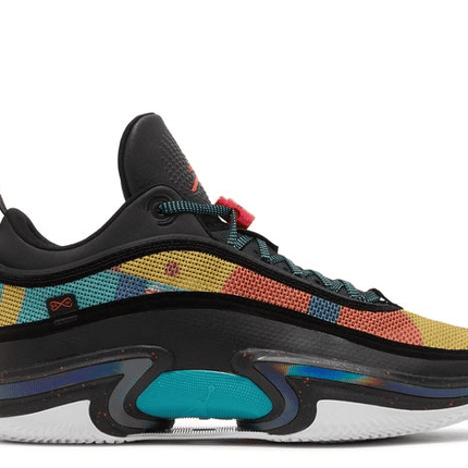 Men's Air Jordan 36 Black Multi-Color Shoes