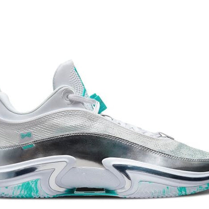 Men's Air Jordan 36 x Guo Ailun Low Pf 'White Hyper Jade' Shoes