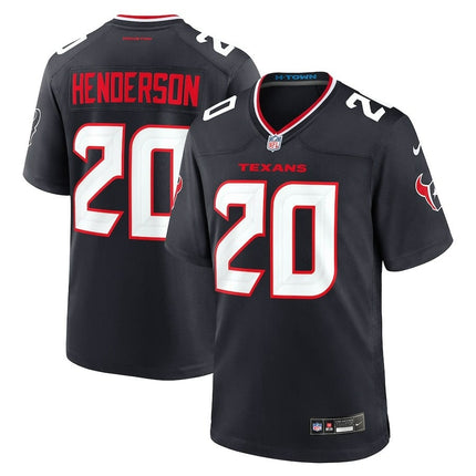 C.J. Henderson Houston Texans 2024-2025 Game Navy Jersey