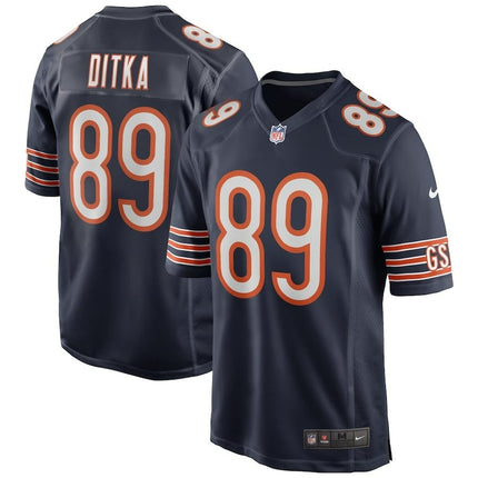 Mike Ditka Chicago Bears 2024-2025 Navy Player Game Jersey