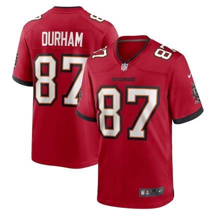 Payne Durham Tampa Bay Buccaneers 2024-2025 Red Game Jersey