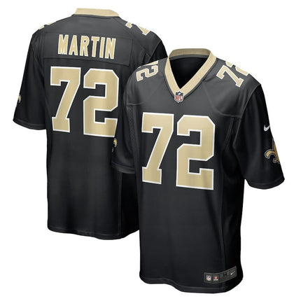 Nick Martin New Orleans Saints 2024-2025 Black Team Game Jersey