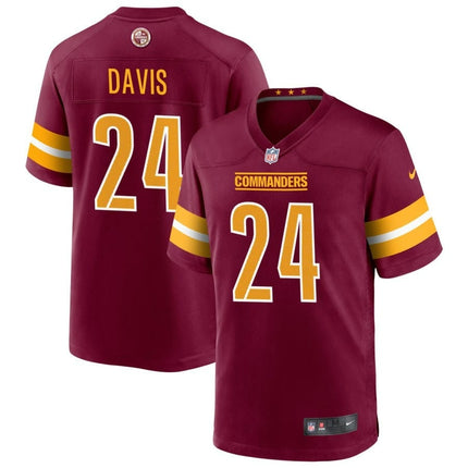 Michael Davis Washington Commanders 2024-2025 Burgundy Game Player Jersey