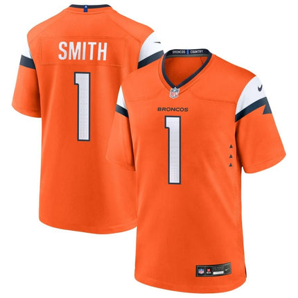 Tremon Smith Denver Broncos 2024-2025 Orange Game Jersey