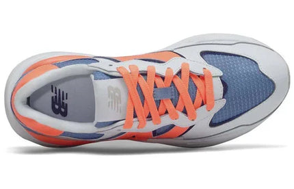 Men's New Balance 57/40 White Orange Stellar Blue Shoes