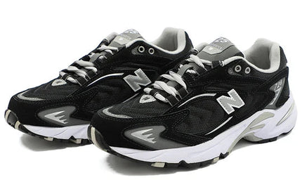 Men's New Balance 725 Black Metallic Silver Shoes