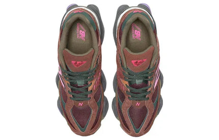 Men's New Balance 9060 Burgundy Pink Shoes