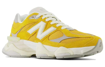 Men's New Balance 9060 Yellow Suede Shoes