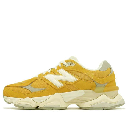 Men's New Balance 9060 Yellow Suede Shoes
