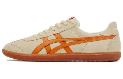 Men's Onitsuka Tiger Tokuten Cream Orange Gum Shoes