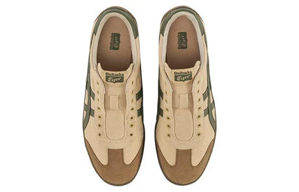 Men's Onitsuka Tiger Tokuten Slip-on 'Beige Brown Green' Shoes