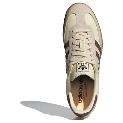 Men's Adidas Samba Beige Tan Shoes